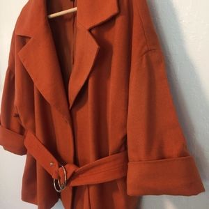 ❤️Rusty Orange Wool Blend Jacket
